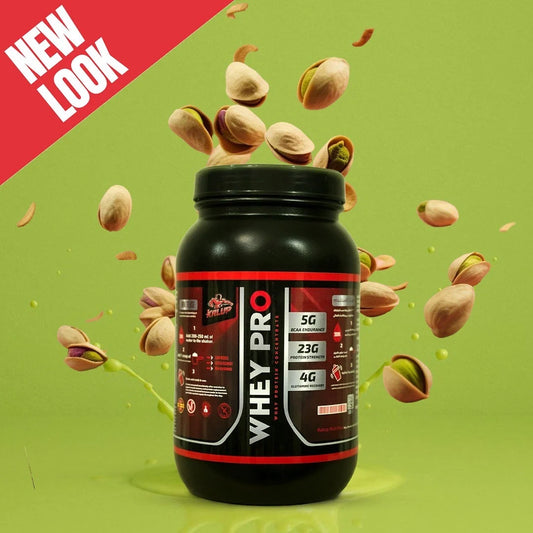 Whey pro pistachio 🟢 - يشمل الضمان