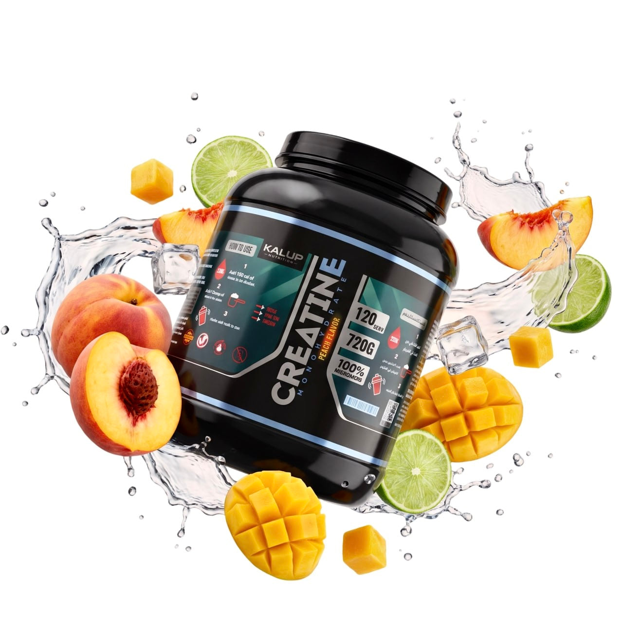 120 serv creatine monohydrate - flavored - 720 g