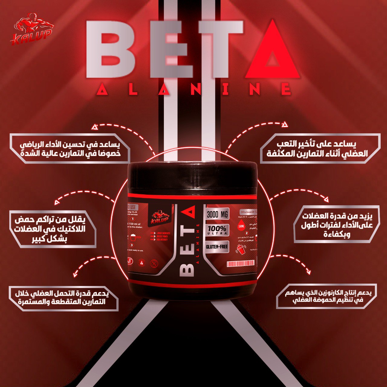 Beta-Alanine  - يشمل الضمان